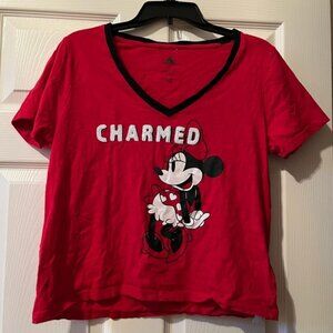 Minnie Mouse “charmed” Disney parks crop shirt